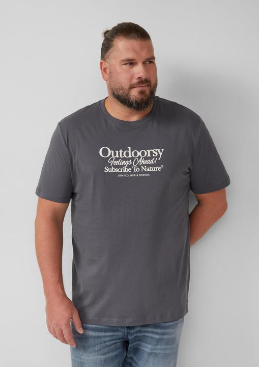 Produktbild S.Oliver T-Shirt Baumwoll-T-Shirt mit Frontprint (4XL)