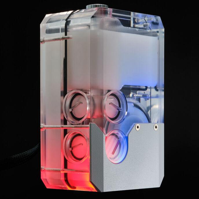 Produktbild Phanteks Glacier EZ-Fit 140RES-D5 Pumpe und Ausgleichsbehälter - weiss
