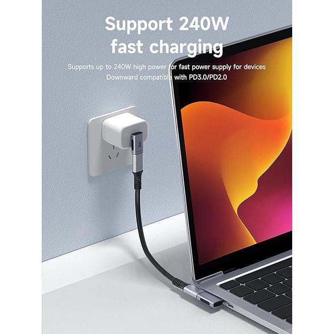 Thumbnail - MicroConnect Premium USB4 USB-C angeled, USB Kabel