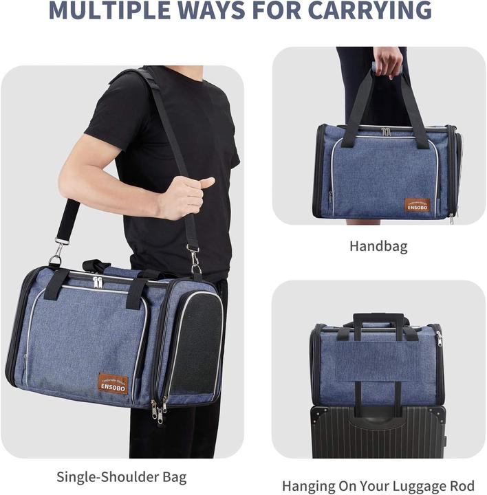 Actual product image Ensobo Animal transport bag (Cat, Dog, Washable, Breathable, Machine washable, Foldable)