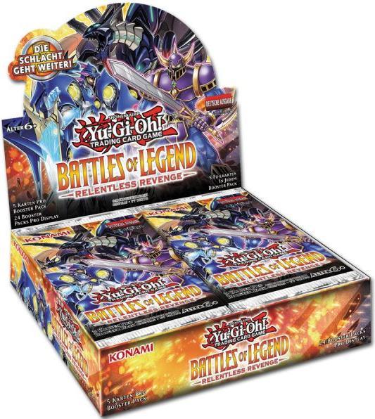 Immagine prodotto Yu-Gi-Oh Display di richiamo Battaglie della Leggenda: Vendetta Implacabile -! (Inglese, Display del booster)