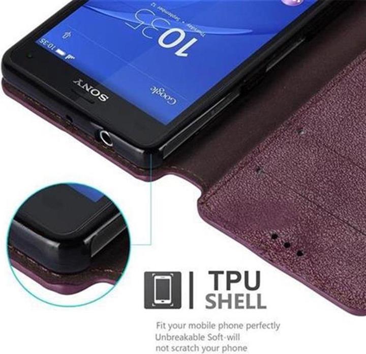 Produktbild Cadorabo Book Retro Matt Wallet Cover (Sony Xperia Z3 Compact)