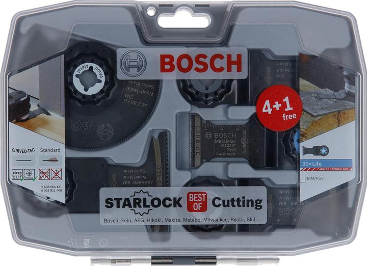 Image du produit Bosch Professional Zubehör Set de lames pour machine multifonction oscillante