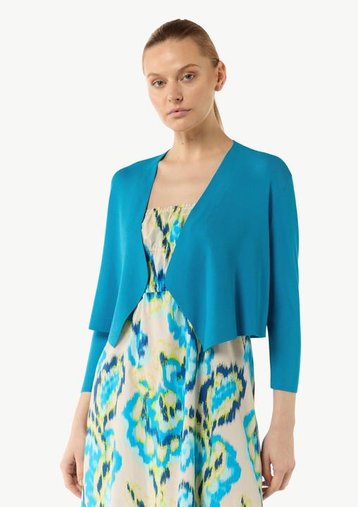 Image du produit Comma Strickjacke Verkürzte Strickjacke aus Viskosemix (L)