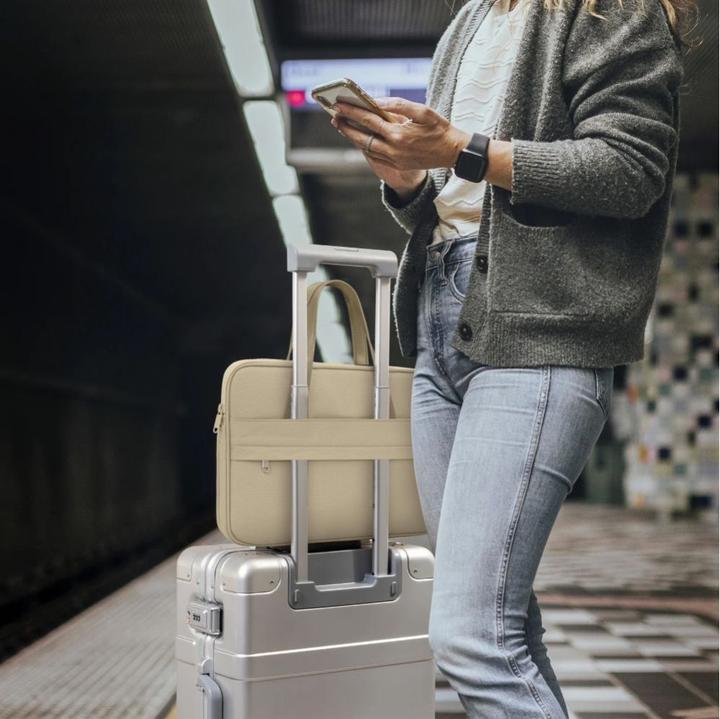 Image du produit Tech-Protect Carrying Bag for 15-16 Laptop - Beige (16")