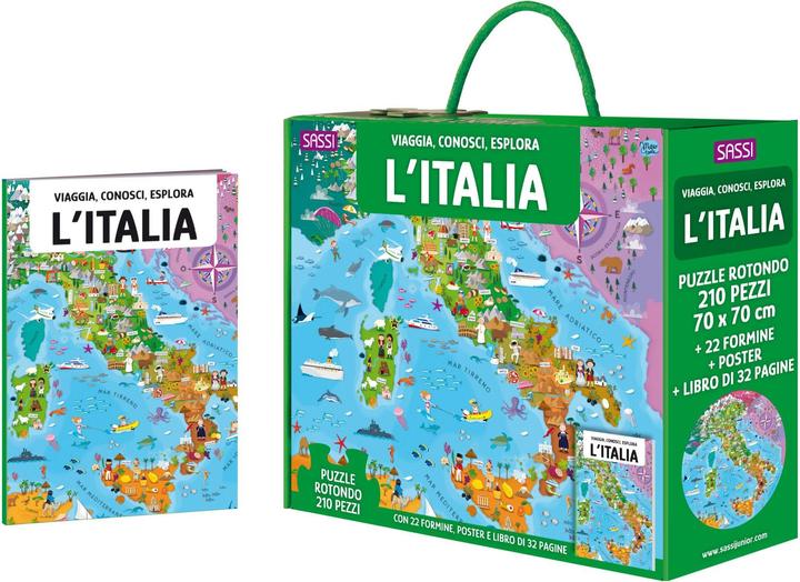 Sassi L'ITALIA Nuova Edizione con Formine (Italiano, 2024)