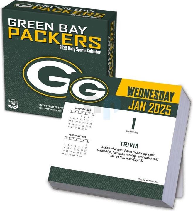 Produktbild NFL - Green Bay Packers - Boxkalender 2025