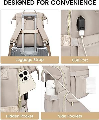 Actual product image Only-Bags.Store Backpack, Waterproof Laptop Backpack 15.6 Inch Large Backpack with USB Charging Port, Backpacks