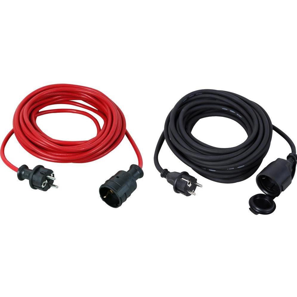 Thumbnail - As - Schwabe, Verlängerungskabel, Gummi-Verlängerungsleitung (25 m, CEE 7/3)