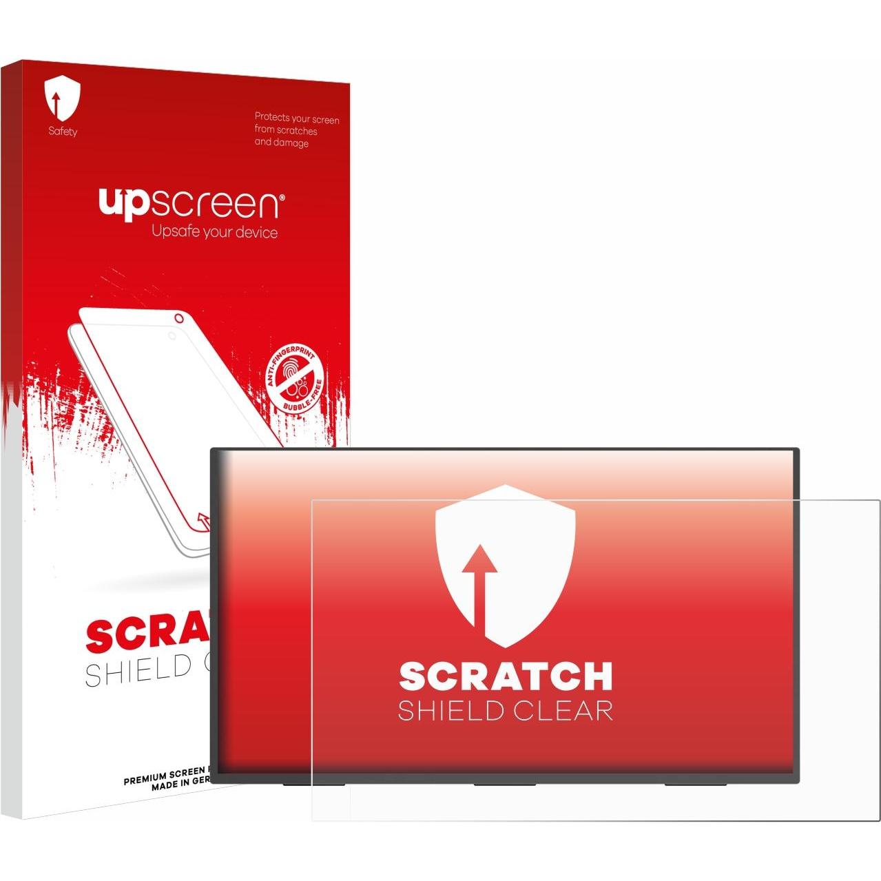 upscreen Schutzfolie Displayschutz Displayschutzfolie Folie Klar Transparent (24", 16 : 9), Monitor Schutzfolie
