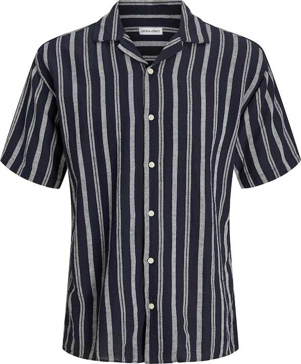 Jack & Jones Jjeenzo Stripe Resort Shirt Ss Sn