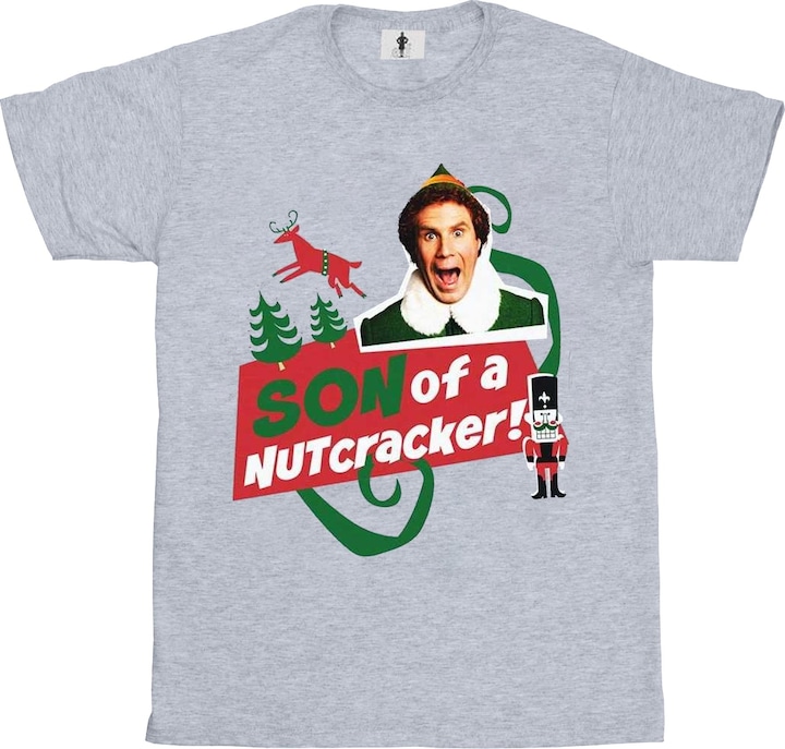 Immagine prodotto Elf Son Of A Nutcracker Maglietta Uomo (L)