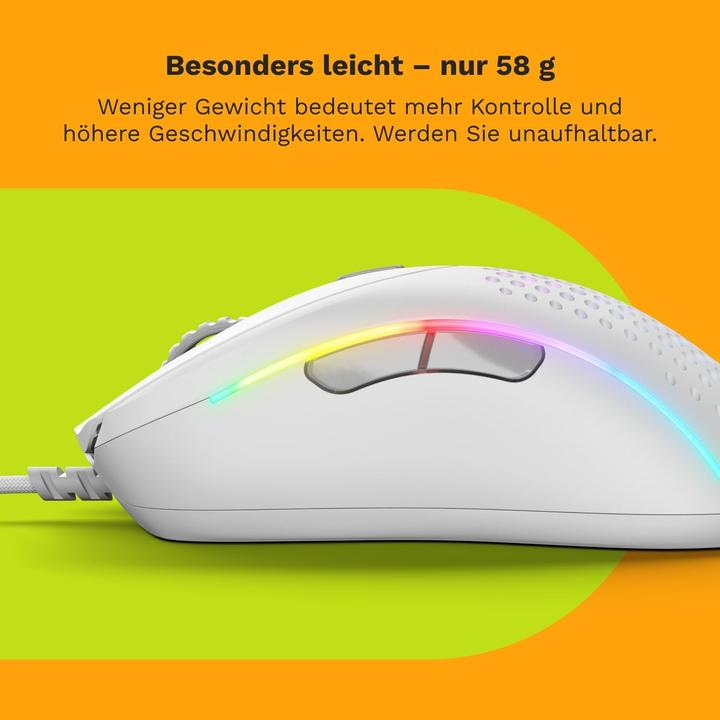 Actual product image Glorious PC Gaming Race Glorious Model D 2 gaming mouse - white (Cable)