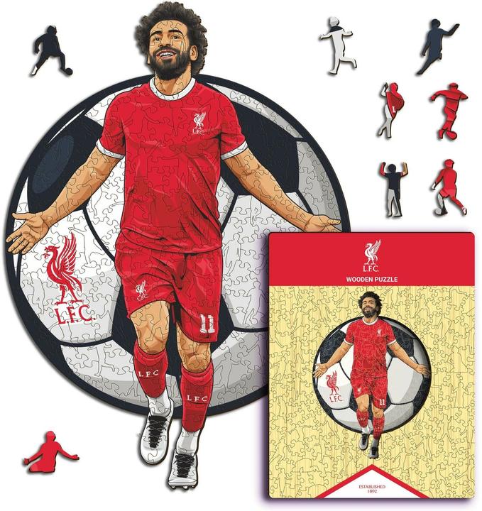 Produktbild Iconic Liverpool FC - Mo Salah - Holz Puzzle Grösse S (150 Teile) (150 Teile)
