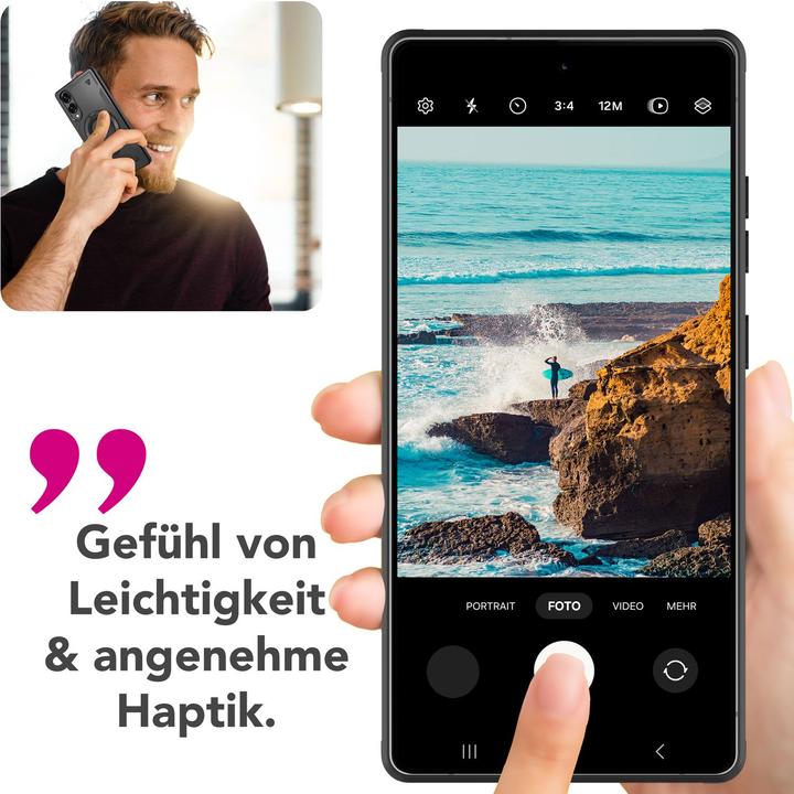 Actual product image Nalia Stormguard - Stabile Panzer Hülle mit MagSafe & 360-Grad Ringhalter - Military Cover (Samsung Galaxy S25 Edge)