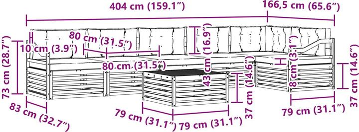 Immagine prodotto vidaXL Outdoor-Sofa