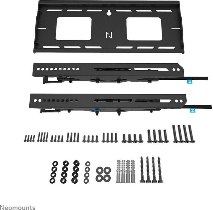 Image du produit Neomounts Support mural 400x400mm 100kg/32-75"/incliné/noir/charge lourde (Mur, 100 kg, 32" - 75")