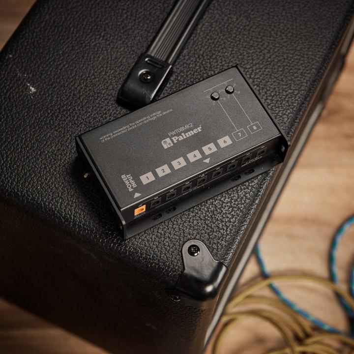 Image du produit Palmer Audio PWT 08 MK2 - Alimentation universelle pour pedalboard avec 8 sorties (Pédalier)