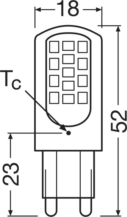 Immagine prodotto Osram Spillo (G9, 4 W, 470 lm, 1 x, E)