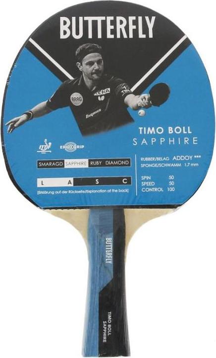Actual product image Butterfly Bat Boll Saphire