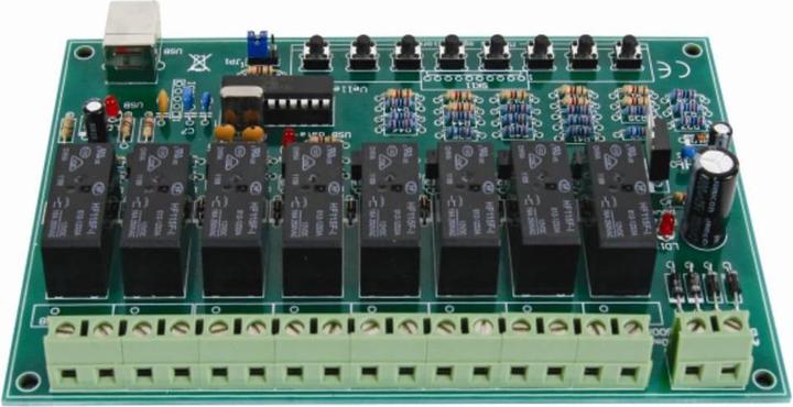 Produktbild Whadda 8-Kanal-USB-Relay-Karte