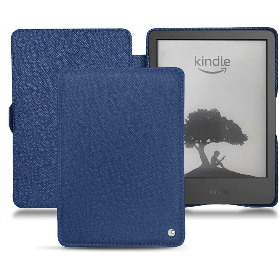 Noreve Lederschutzhülle horizontal (Kindle), Tablet Hülle, Blau