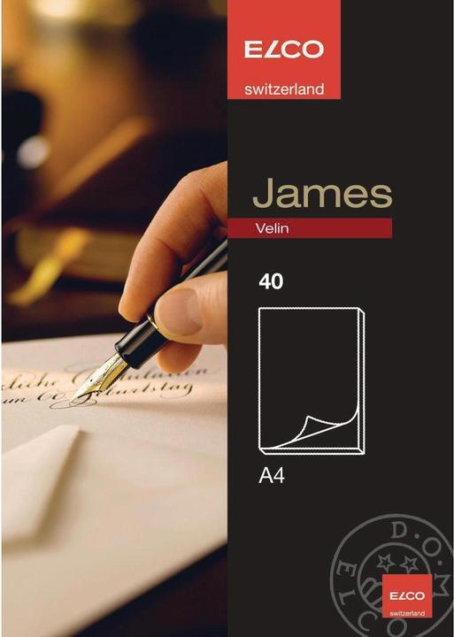 Produktbild Elco James Velin (A4, Blanko, Weicher Einband)