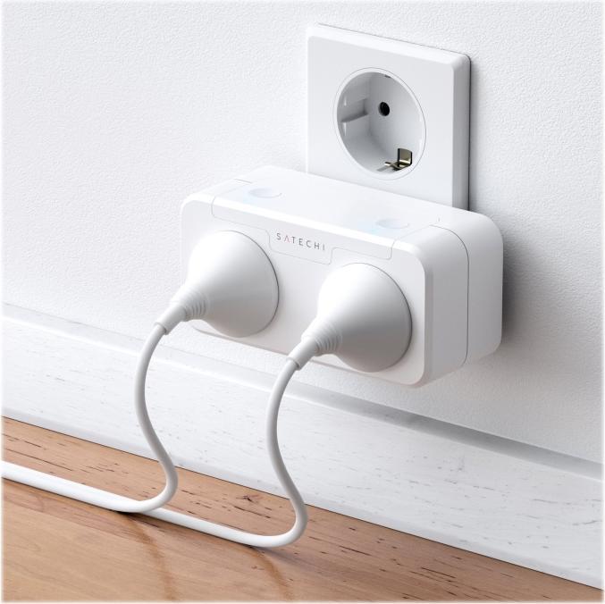 Actual product image Satechi ST-HK2OAW-EU smart plug Home White
