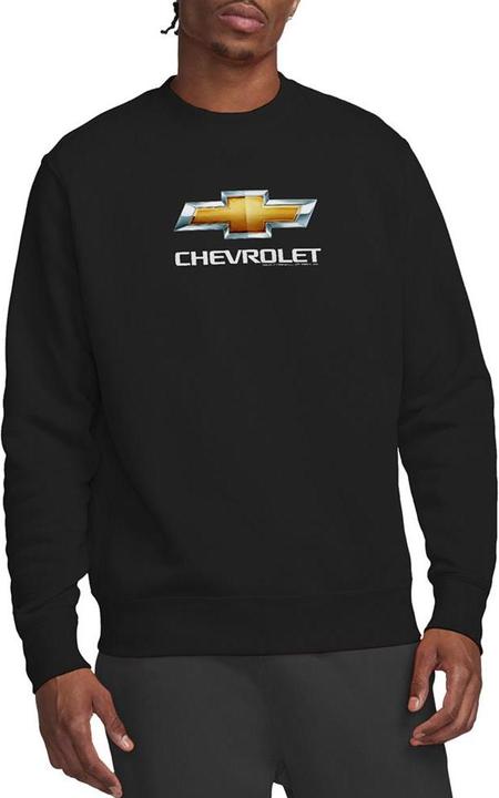 Actual product image Chevrolet Unisex Adult Bowtie Stacked Sweatshirt (S)