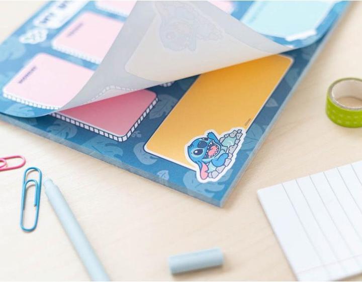 Image du produit Disney Stitch - Agenda semainier 54 pages A4 (21 x 21 cm, Allemand)