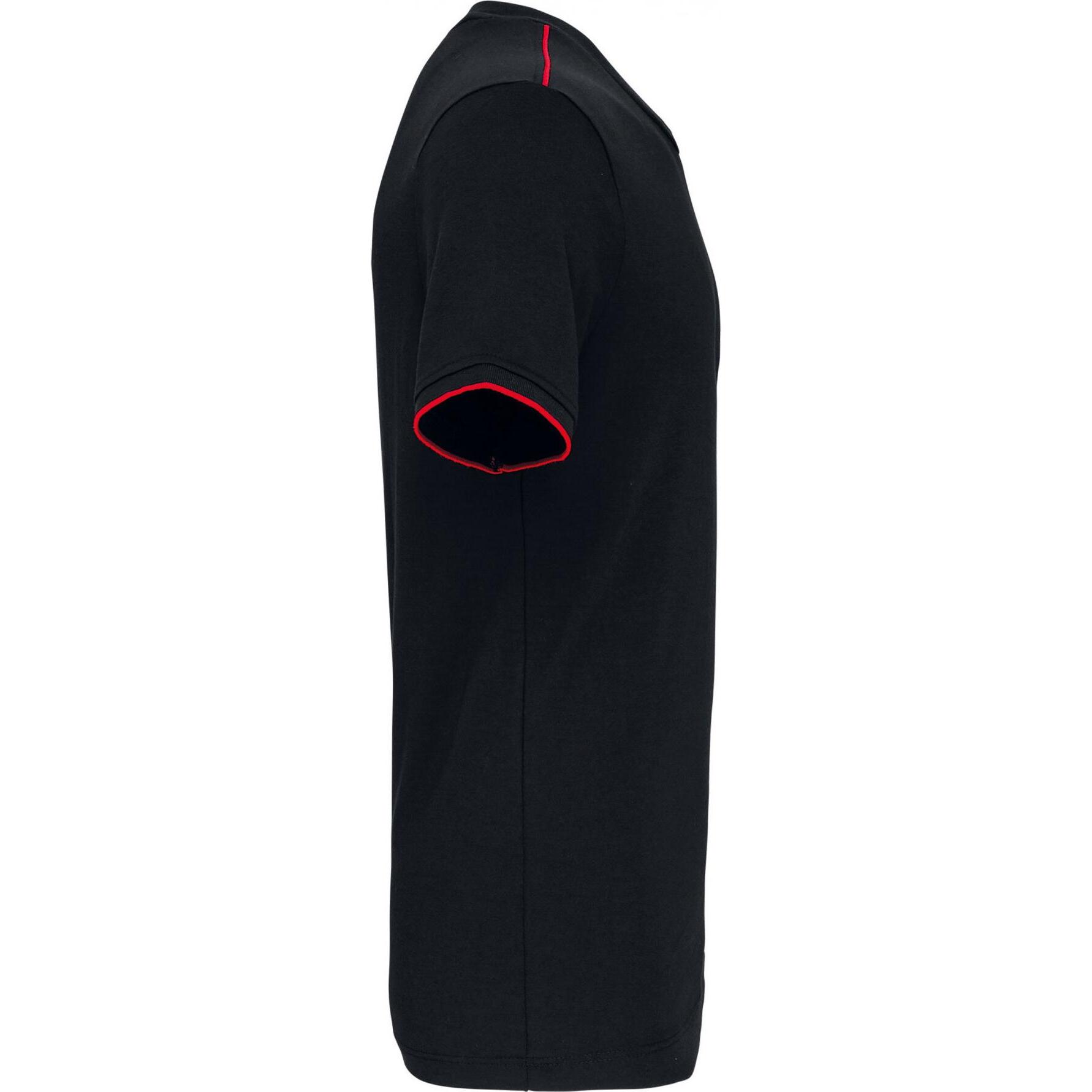 Thumbnail - Kariban, Herren, Shirt, DayToDay, Schwarz, Rot, (M)