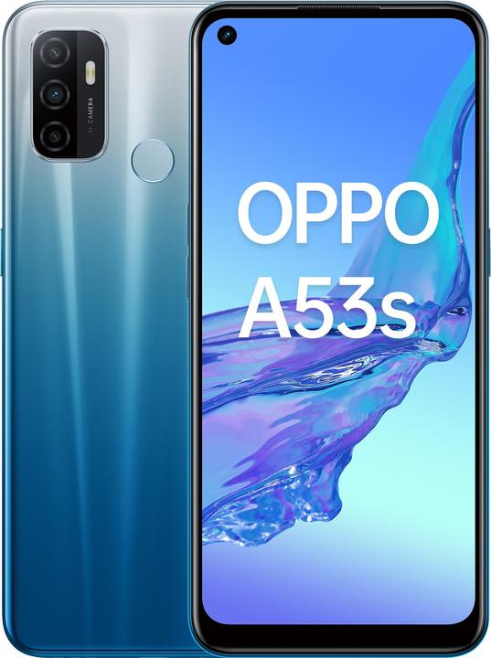 Produktbild OPPO A53s (128 GB, Fancy Blue, 6.50", Dual SIM, 4G)