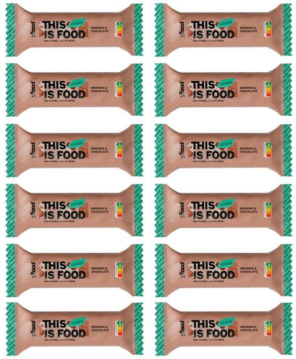 Produktbild YFood Veganer Protein Riegel (12 Stk., 60 g)