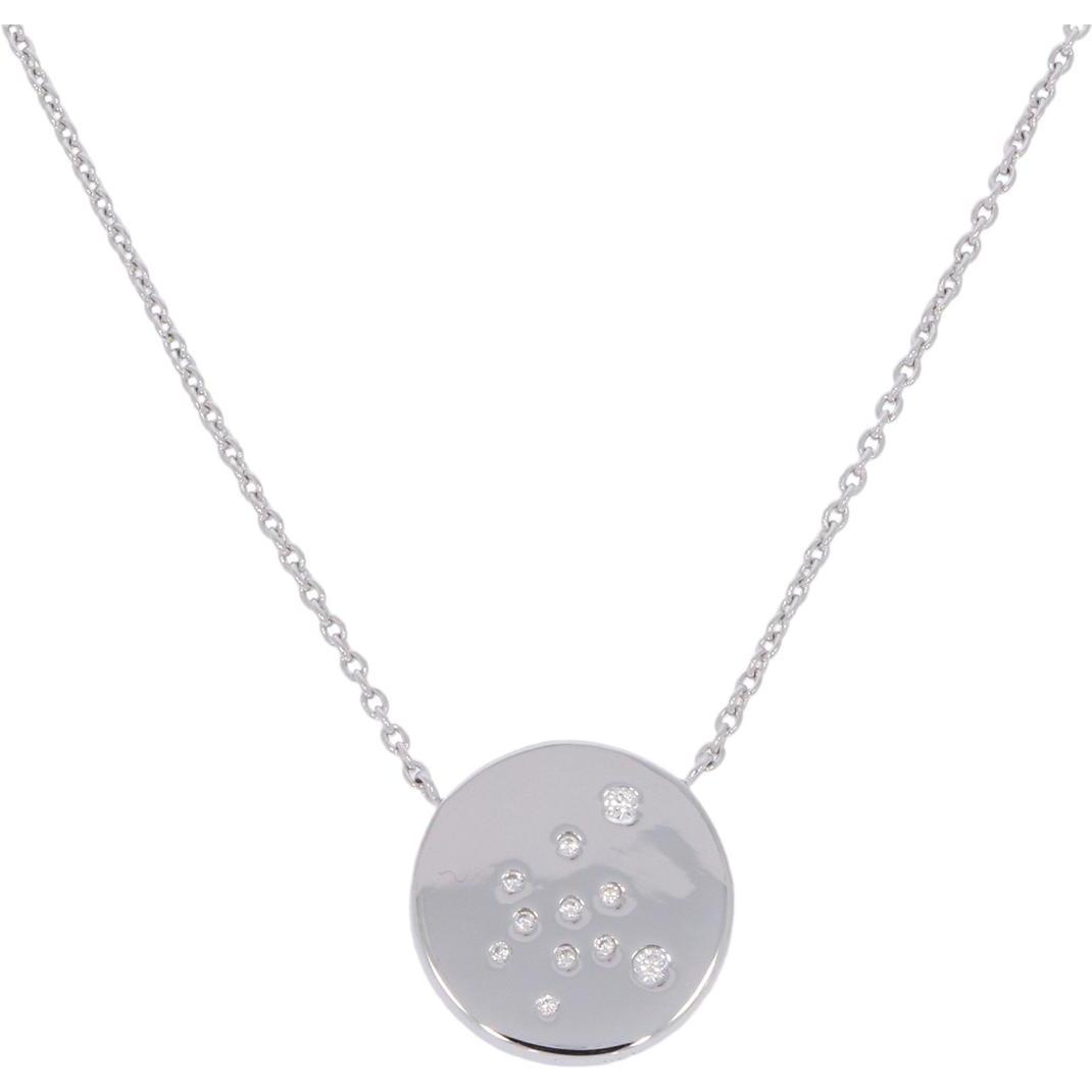 Sif Jakobs, Halsschmuck, Collier Zodiaco Wassermann silber, (925 Sterling Silber, 48 cm)