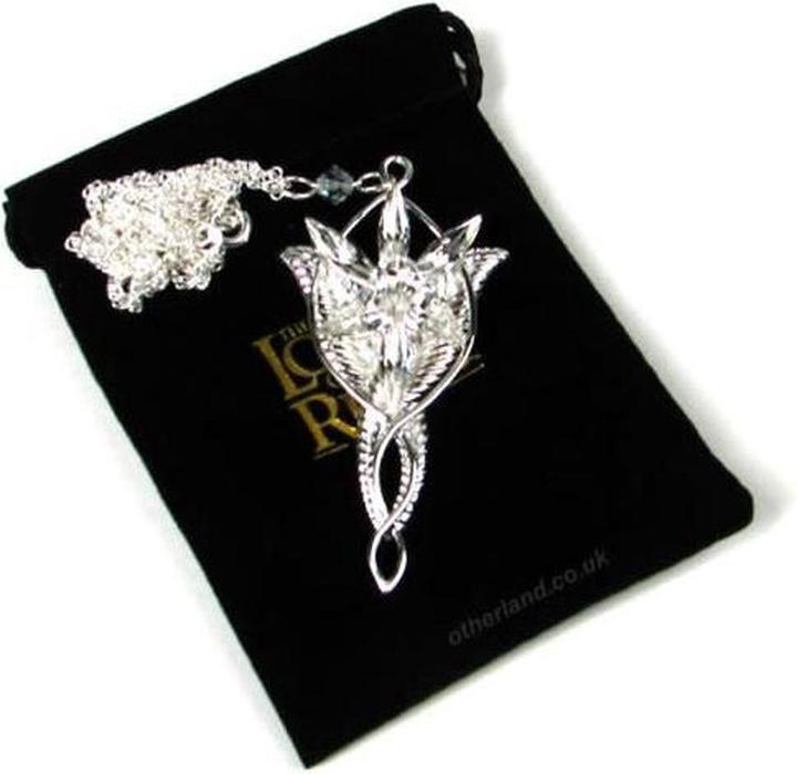 Produktbild Noble Collection Herr der Ringe Anhaenger Arwens Abendstern (versilbert)