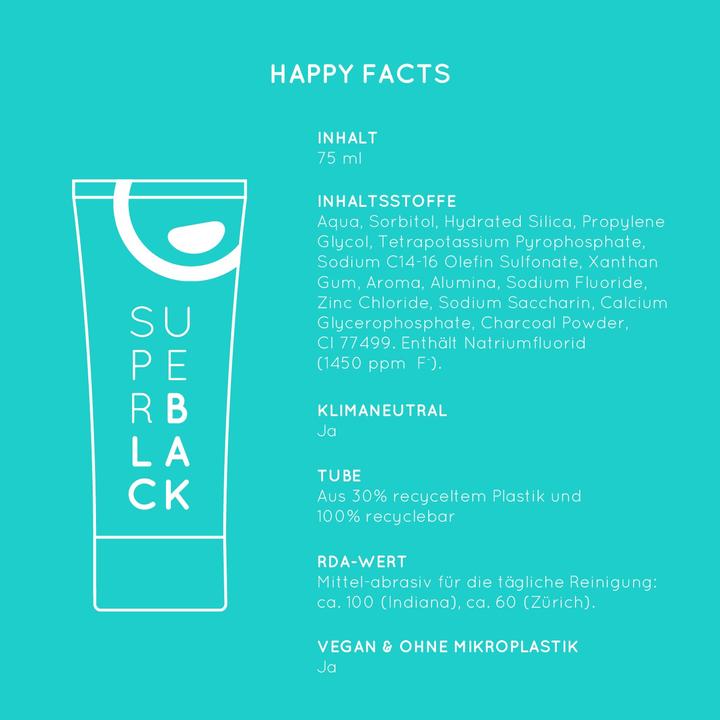 Immagine prodotto happybrush SuperBlack (75 ml)