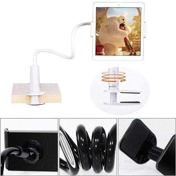 Actual product image Awei uchwyt biurkowy X3 4"-10,5" czarny /black długie ramię