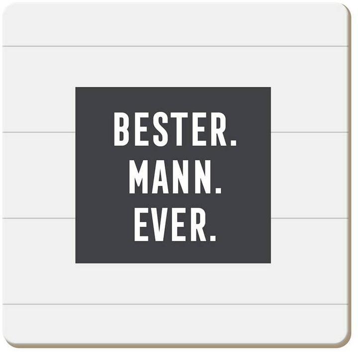 Produktbild Korkuntersetzer Bester. Mann. Ever.