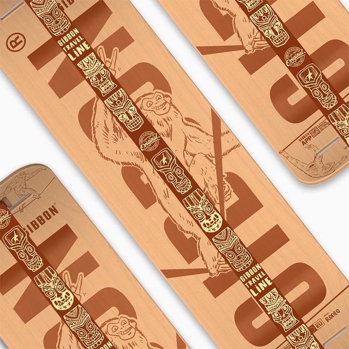 Actual product image Gibbon Gboard Set Roots Rocker Travel