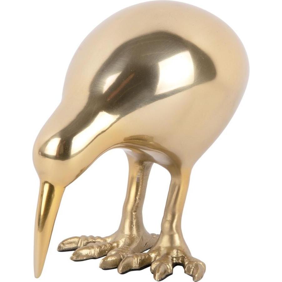present time, Deko Objekt, metallische statue kiwi bird (9 x 15.5 cm)