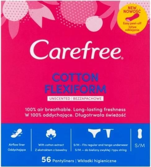 Produktbild Carefree Cotton Flexiform (56 x, Slipeinlagen)
