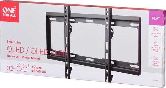 Actual product image One for All Smart WM2411 (Wall, 65", 100 kg)