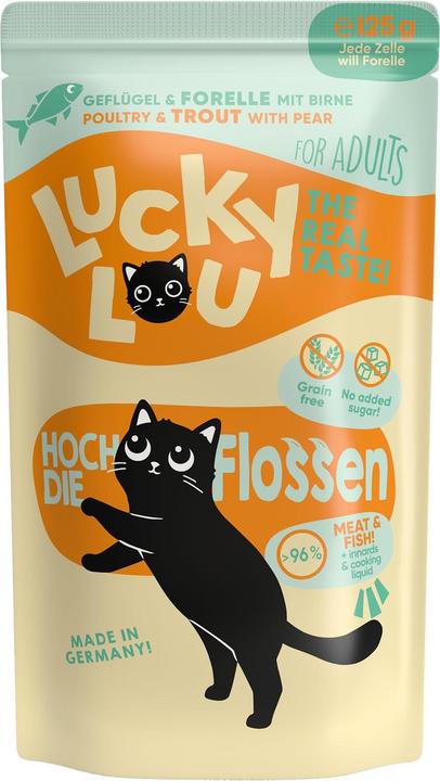 Actual product image Lucky Lou Cat wet food (Adult, 1 pcs., 140 g)