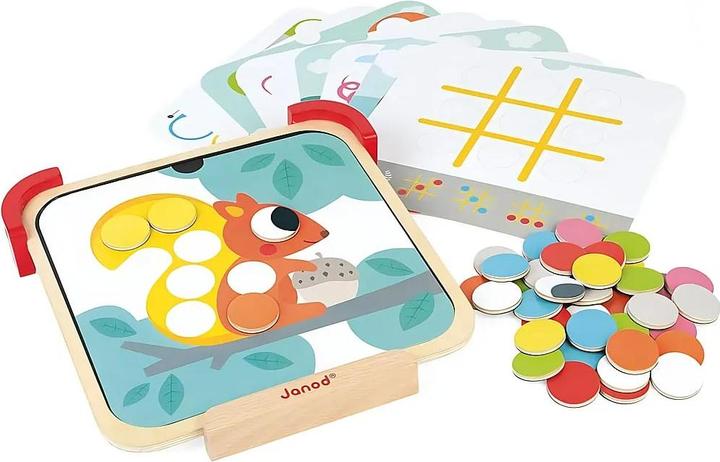 Produktbild Janod Magnetspiel Farben und Formen (Deutsch, Englisch, Französisch, Italienisch, 2 - 5 Jahre)
