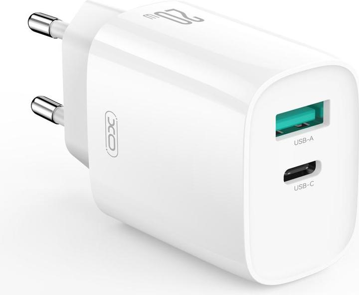 xO Wandladegerät CE29 PD 20W 1x USB-C 1x USB weiss (20 W, 2 Ports)