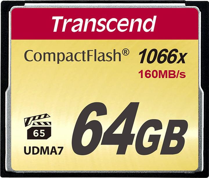 Immagine prodotto Transcend Scheda Compact Flash 64GB 1000x (64 GB, CF)