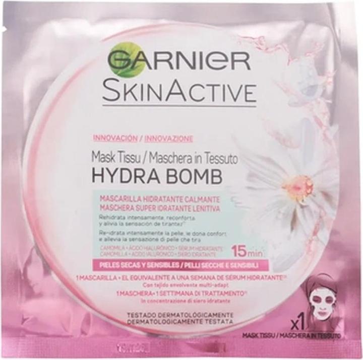 Actual product image Garnier SkinActive Hydra Bomb Super-Hydrating Soothing Tissue Mask 32g (32 g)