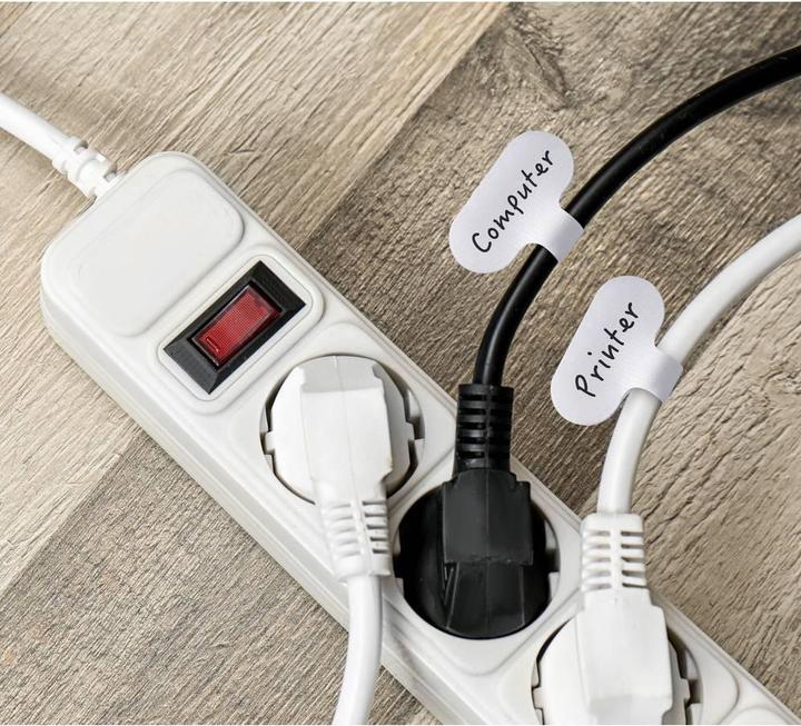 Actual product image SpeaKa Professional Kabelmarkierungen, oval, mit Klettverschluss, 10 St