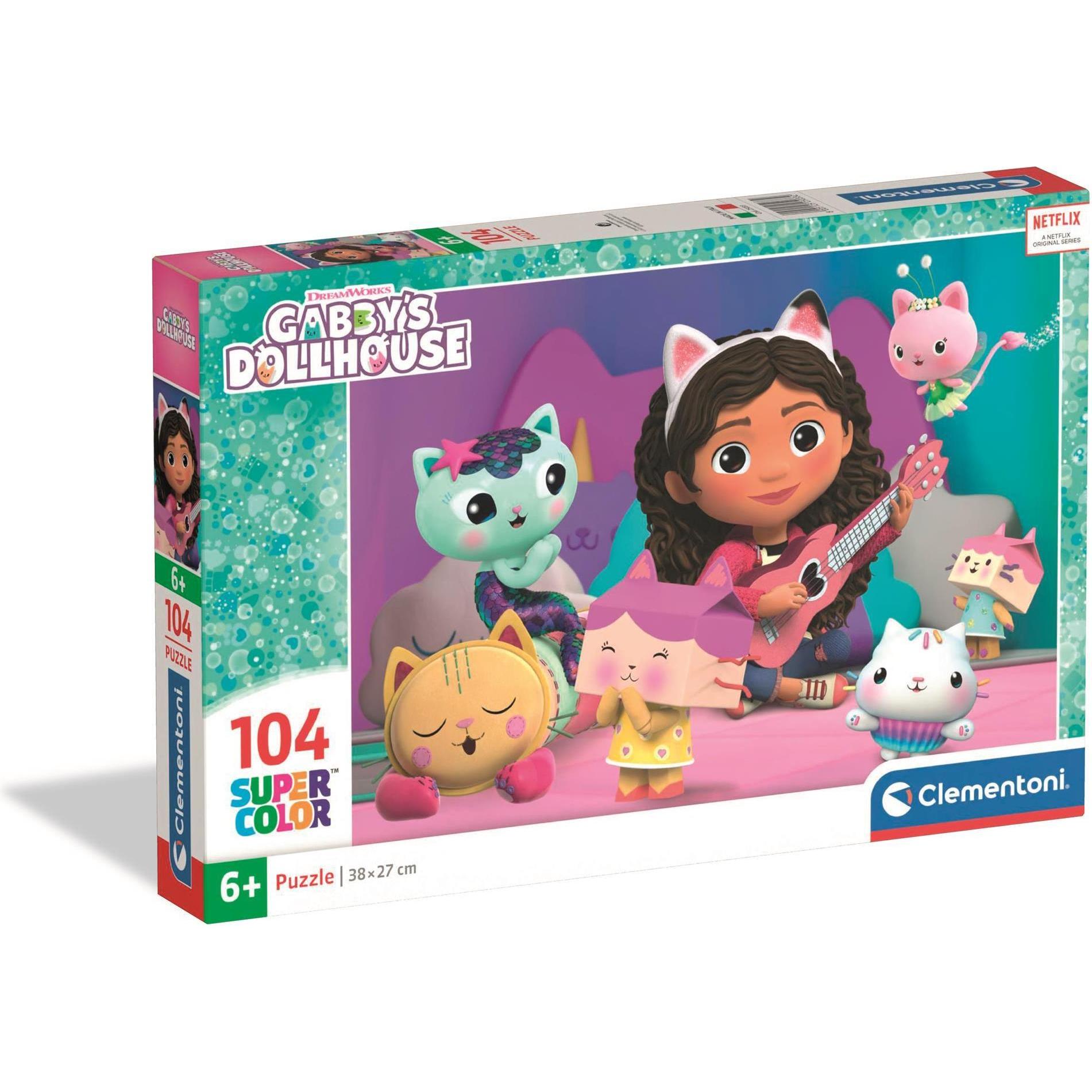 Clementoni Multicolore La Casa Delle Bambole Di Gabby - Puzzle Da 104 Pezzi (104 Pezzi)