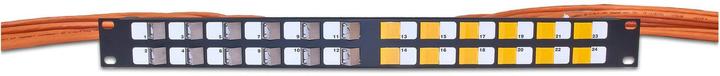 Actual product image Wirewin 24-port 1U patch panel, shielded
